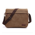 One-shoulder crossbody canvas bag Men's new fashion portable outdoor computer bag